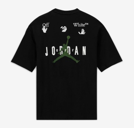 Tシャツ・カットソー Jordan x Off-White S/S T-Shirt Black - Asia