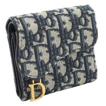 【国内即発】Dior Saddle Lotus 三つ折り財布 S5652 M928