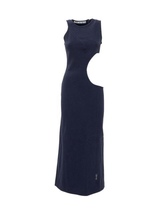 ワンピース OFF WHITE Women Mid Skirts OWDB273F20FAB0014500 4500 BLUE