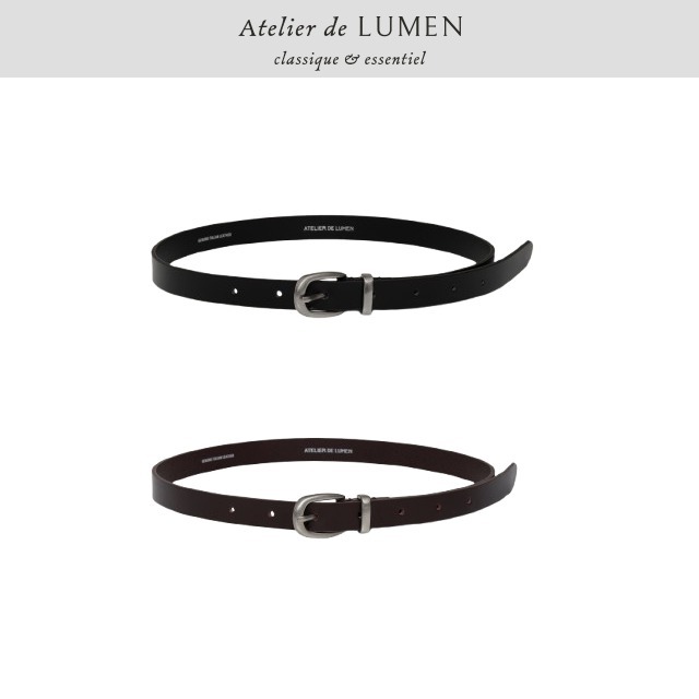 【Atelier de LUMEN】 SOBRE LEATHER BELT 2色 ★送料関税込み★