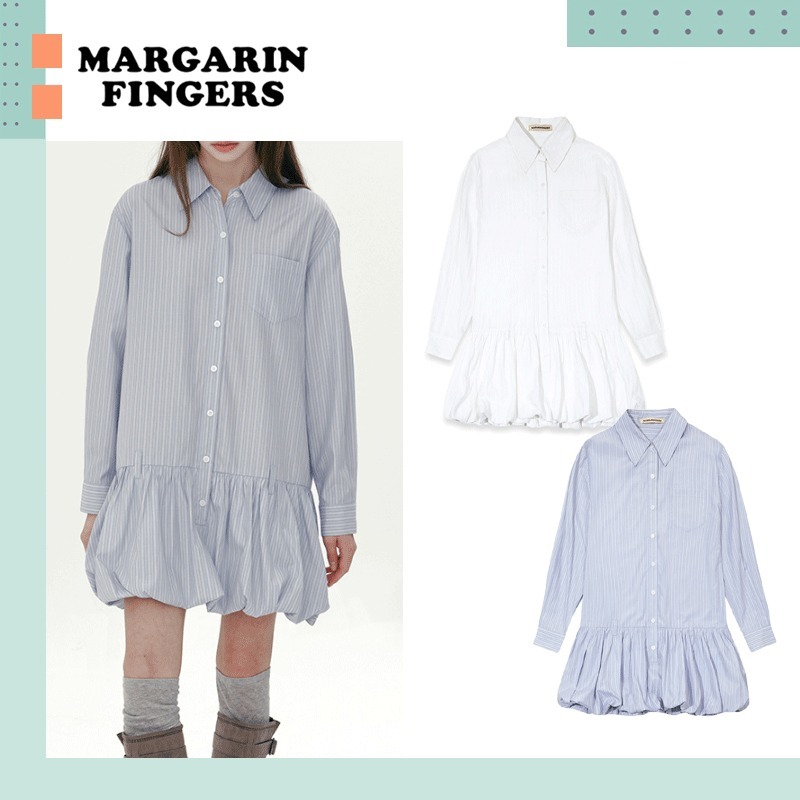 MARGARIN FINGERS ♥ SHIRT BALLOON ONE-PIECE /追跡付