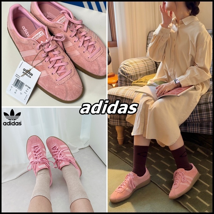 ★正規品★【adidas】Bermuda Pink スニーカー★送料関税込★