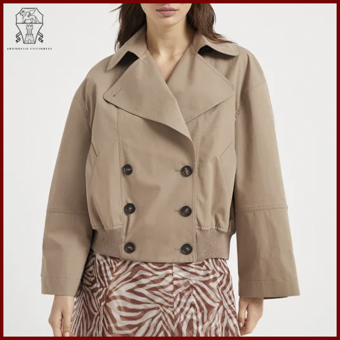Brunello Cucinelli《モニーレ付き クロップピーコート》直営店