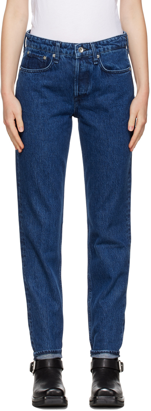【関税込み】rag & bone ブルー Rosa ボーイフレンド ジーンズ