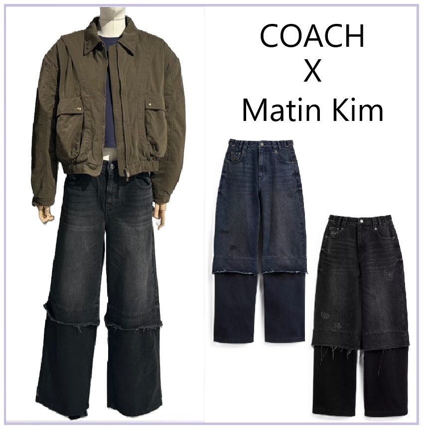 ★数量限定コラボ★【COACH X MATIN KIM】 layered denim pants