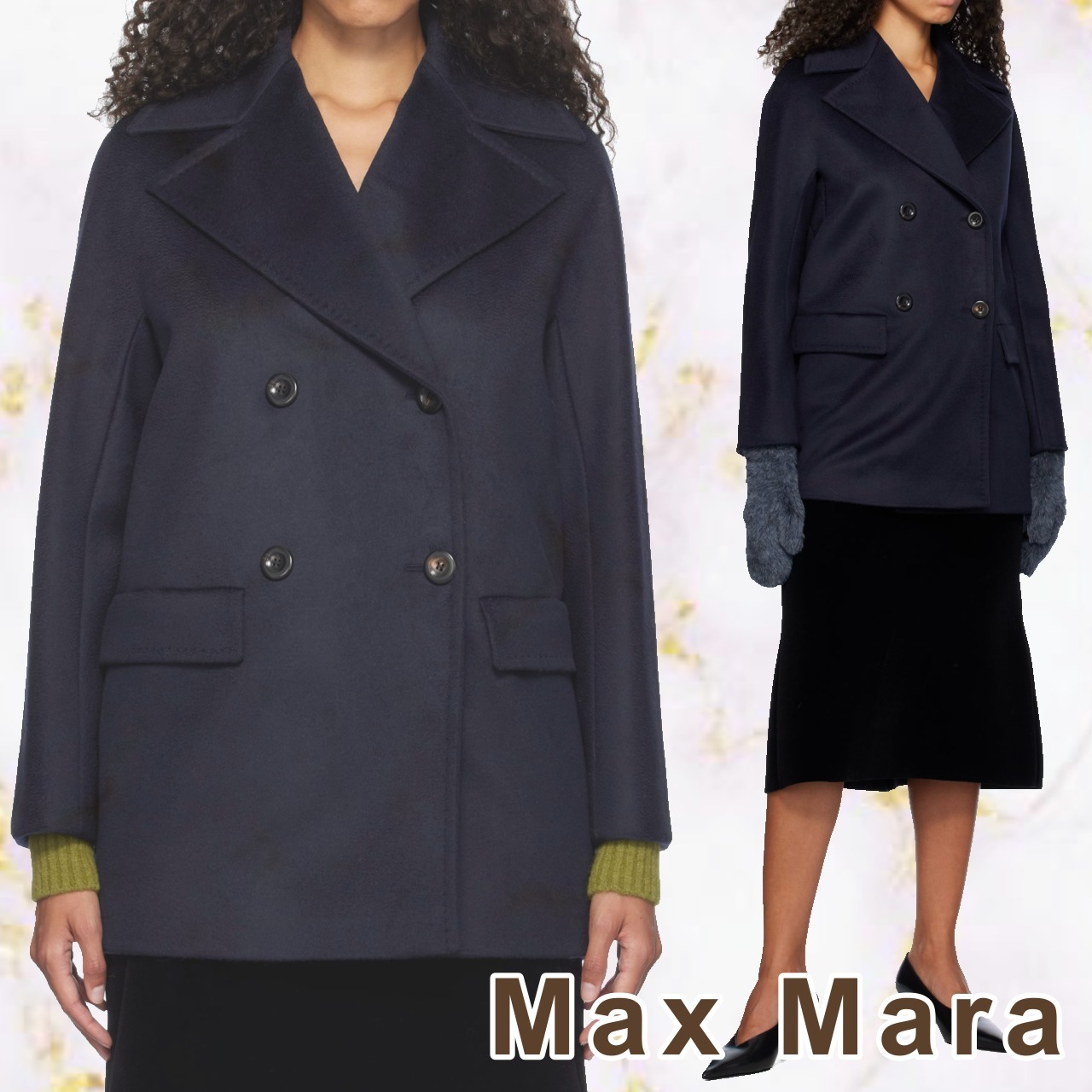 大人な上品コーデに♪【Max Mara】 Kent ショート ピーコート