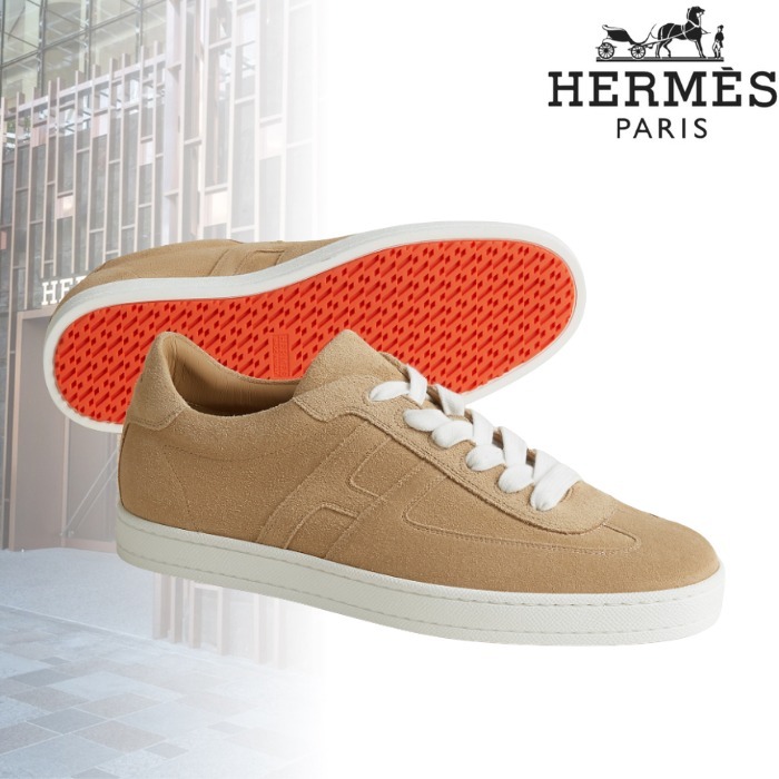 【カジュアルコーデに◎/かっこいいデザイン】HERMES スニーカー
