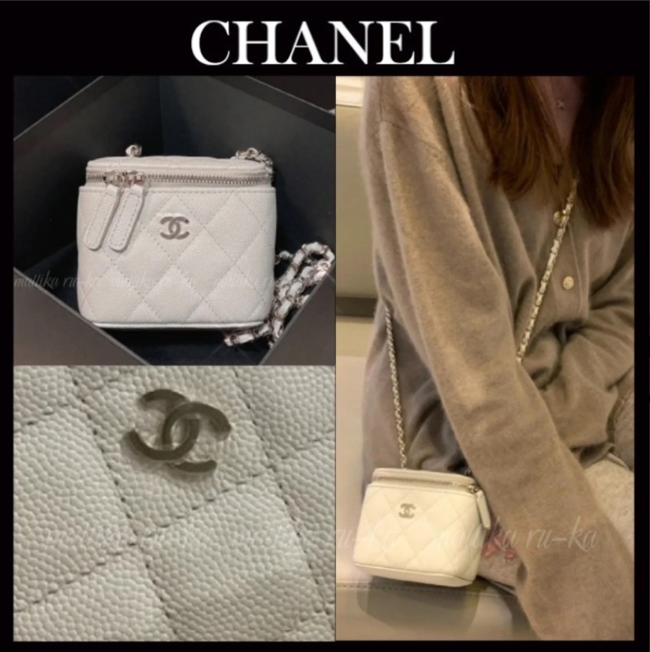 コンパクトで可愛い☆【CHANEL】スモール ヴァニティー ケース