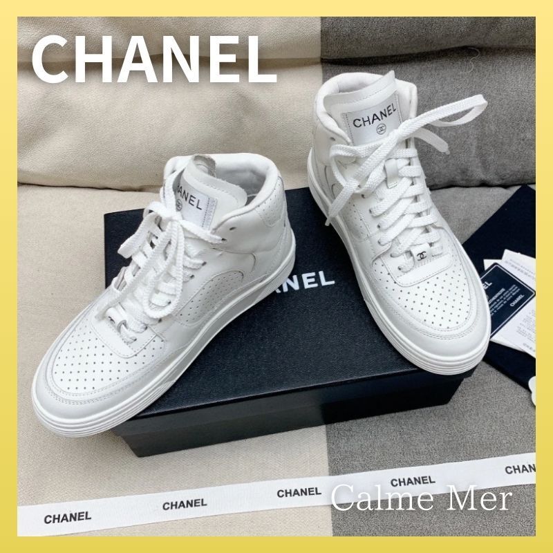 【CHANEL】新作！ ☆ ハイカットスニーカー メンズ ☆