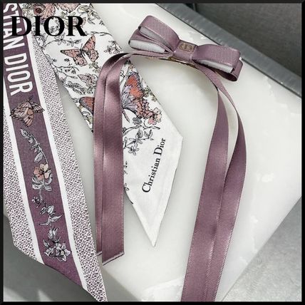 【お洒落なヘアスタイルを☆】Dior Twist リボンバレッタ お洒落なヘアスタイルを☆】DIOR Twist リボンバレッタ (Dior