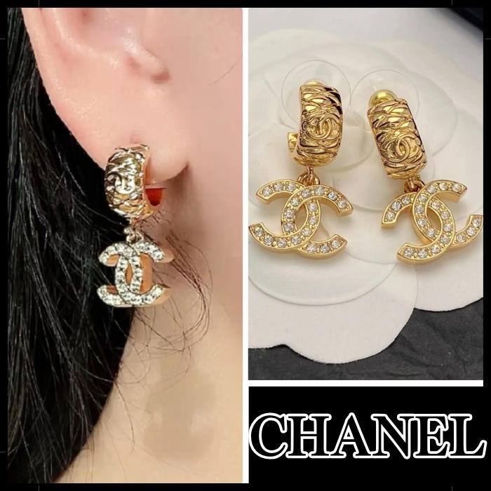 ◆揺れるココマークが輝く♪◆CHANEL ピアス CCロゴ