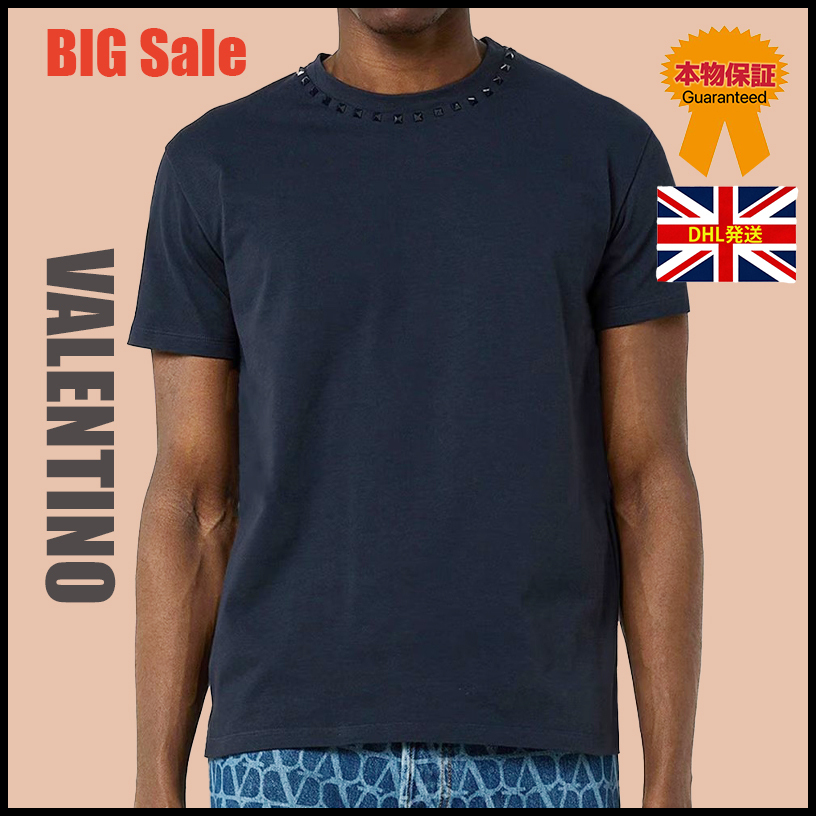 【VALENTINO】BIG Sale★ロックスタッズ Tシャツ