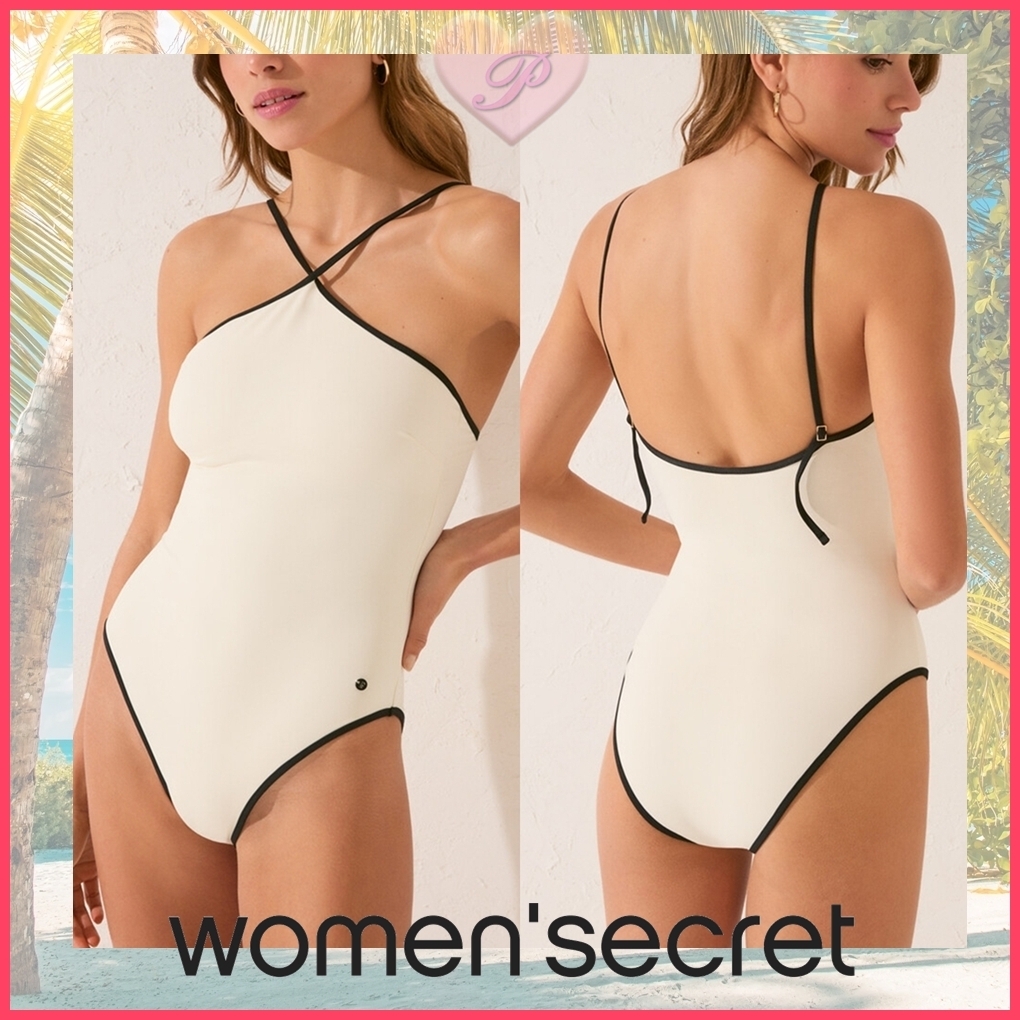 【Women'secret】パイピングディテールワンピース水着