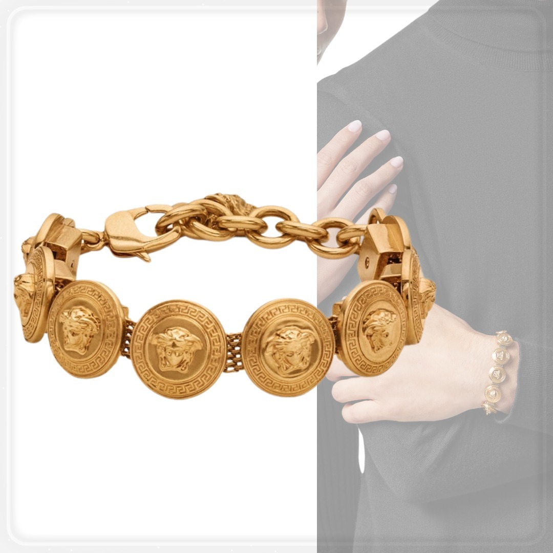 【VERSACE/ヴェルサーチェ】メデューサトリビュートブレスレット