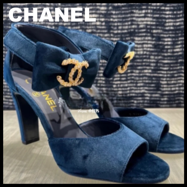 【大きめのリボンアクセント24/25K】CHANEL サンダル
