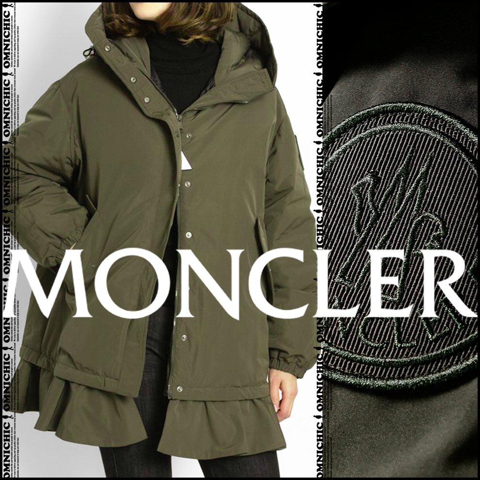 MONCLER モンクレールビックワッペンIRUSフリルダウンジャケット