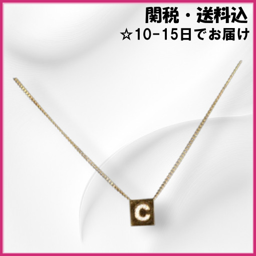 CELINE■セリーヌ ロゴ C ネックレス ゴールド