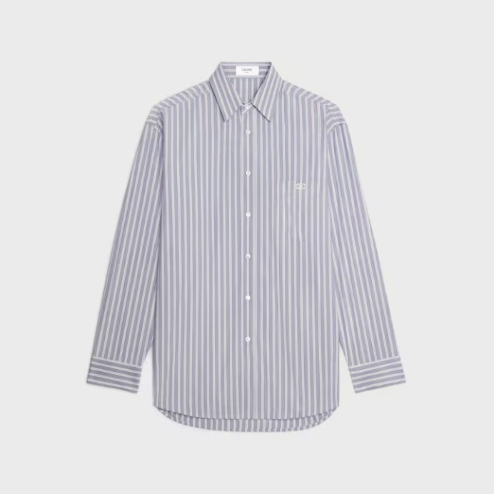 【日本入手困難】OVERSIZED SHIRT IN STRIPED COTTON シャツ