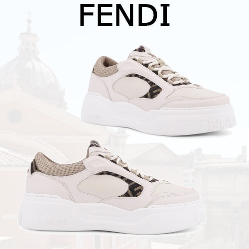FENDI フェンディ メンズ ロゴ フォーススニーカー FFジャカード