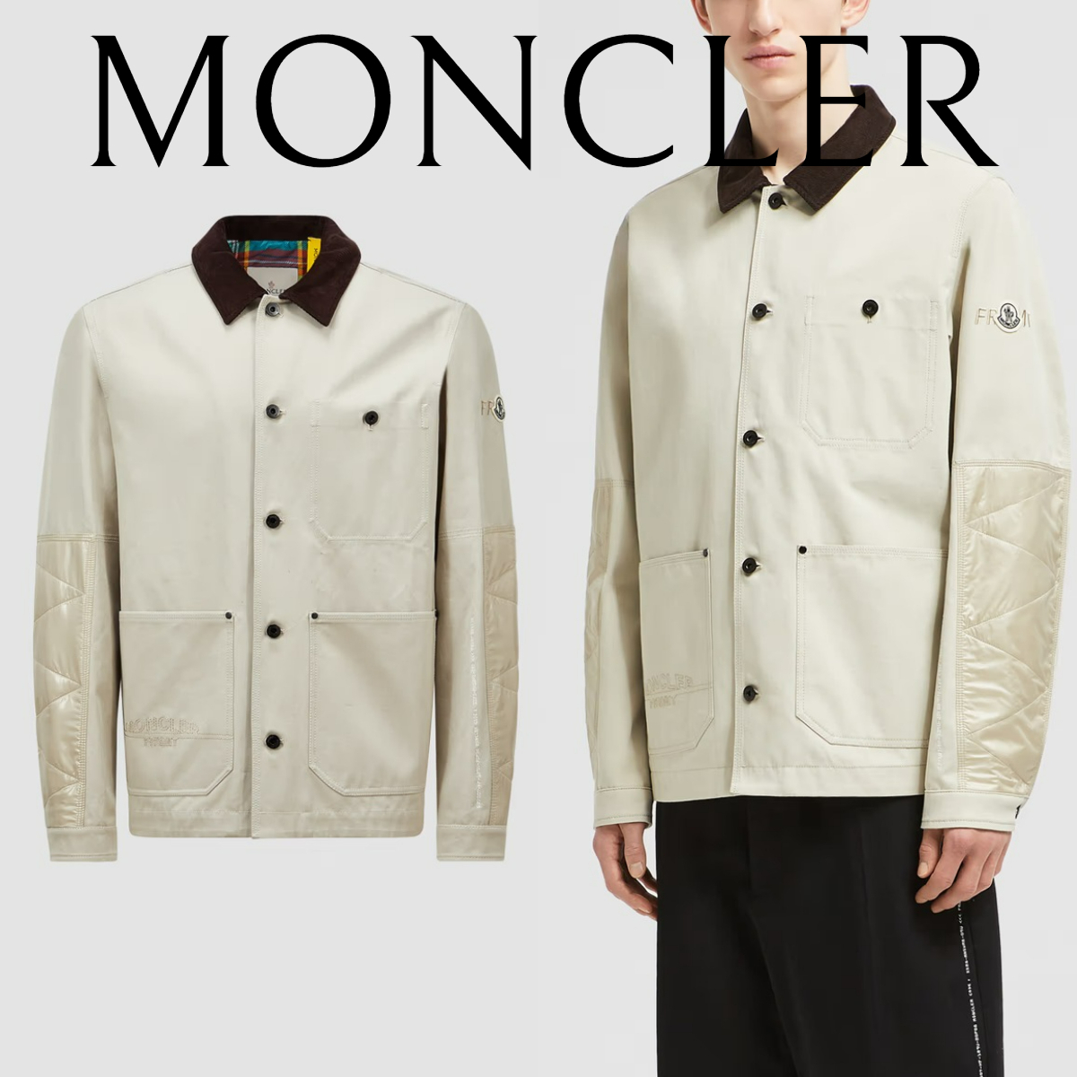新作メンズ*MONCLER*Moncler x FRGMT Geikeシャツジャケット