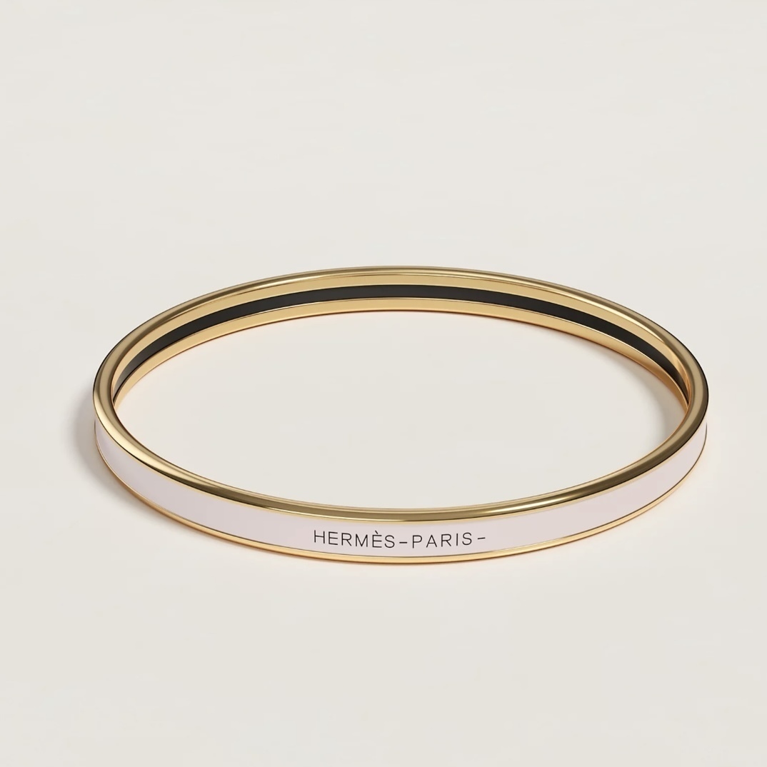 ゴールド♡【HERMES】エナメルブレスレット 《ユニ》