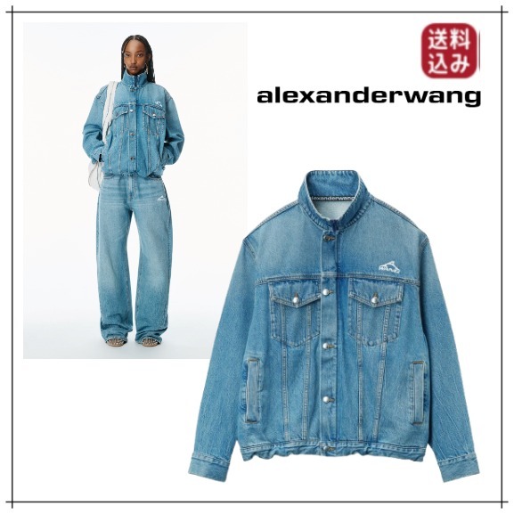 （US発）Alexander Wang Regen デニムトラックジャケット