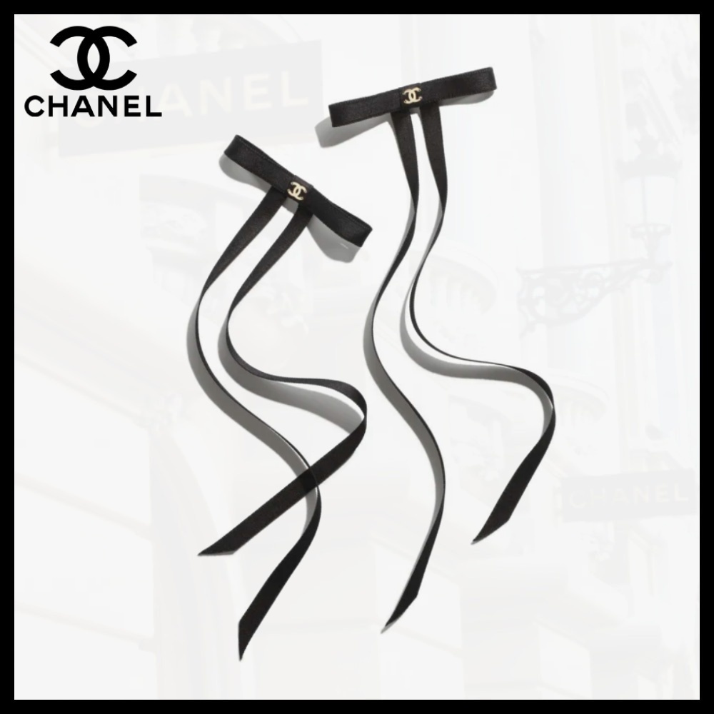 【Cuteなアレンジの出来上がり♪】CHANEL ボウ バレッタ セット