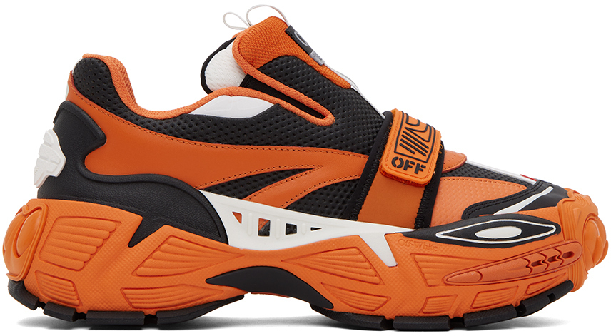 【関税込み】Off-White オレンジ＆ブラック Glove スニーカー