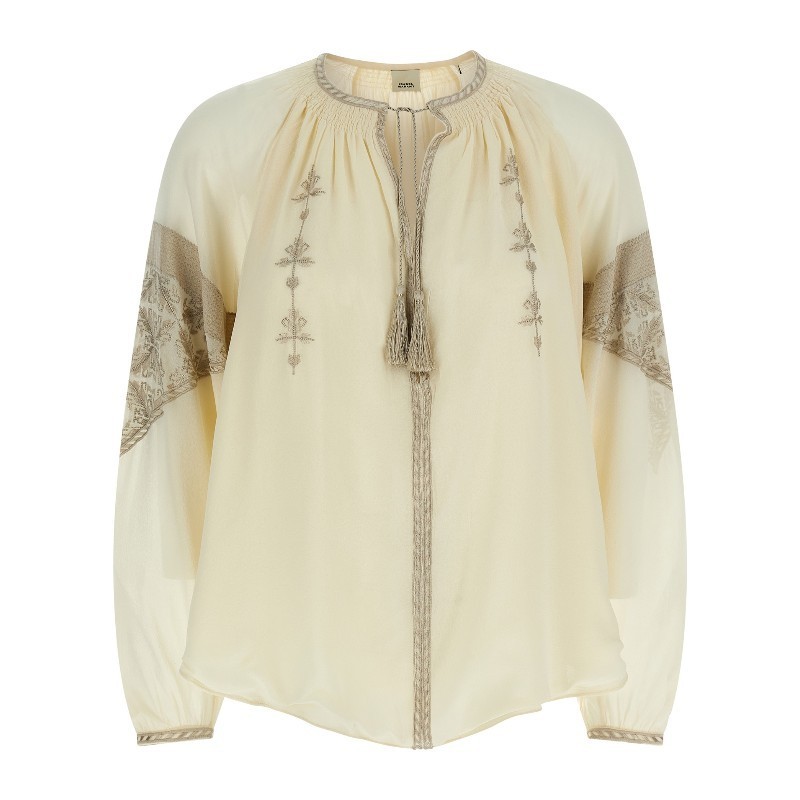 Tシャツ・カットソー Isabel Marant SS25 'Oris' blouse (HT0597FAC1J07I 23EC)