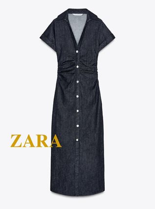 中古・古着通販】ZARA (ザラ) ドローストリングワンピース