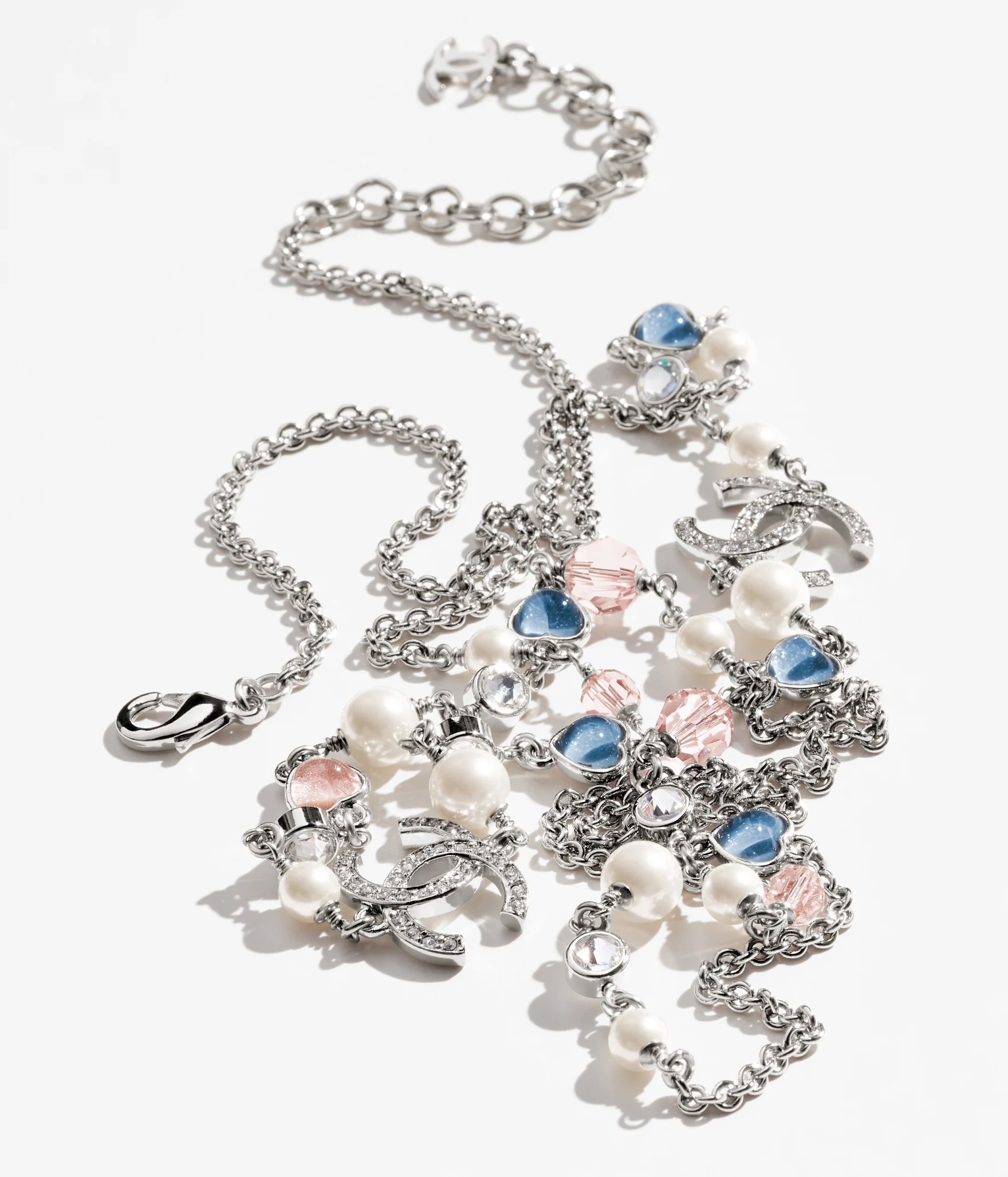 《繊細な美しさ★》CHANEL 25P ロングネックレス ハート