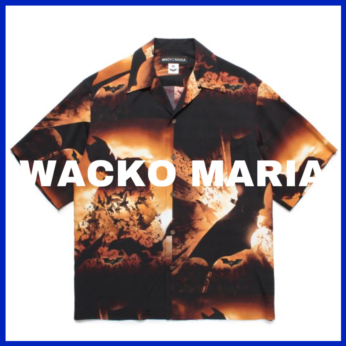 【新作★】*WACKOMARIA* THE DARK KNIGHT TRILOGY HAWAIIANSHIRT