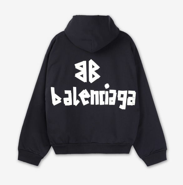 BALENCIAGA RIPPED POCKET パーカー フーディ 関税負担なし☆BALENCIAGA Ripped Pocket パーカー フーディ