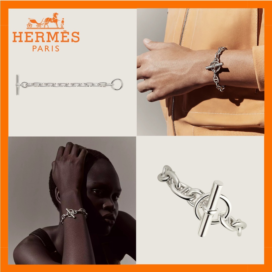 【希少】HERMES シェーヌダンクル ブレスレット