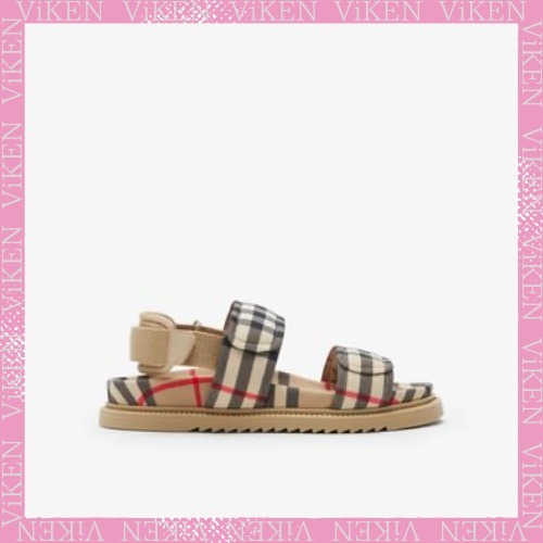 【Burberry】チェックサンダル
