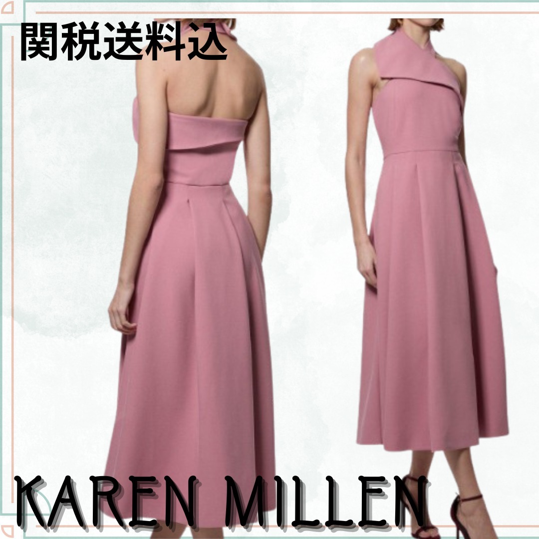 関税送料込【KAREN MILLEN】コンパクトストレッチドレス