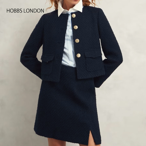 【HOBBS LONDON】Marie ジャケット×スカート セット