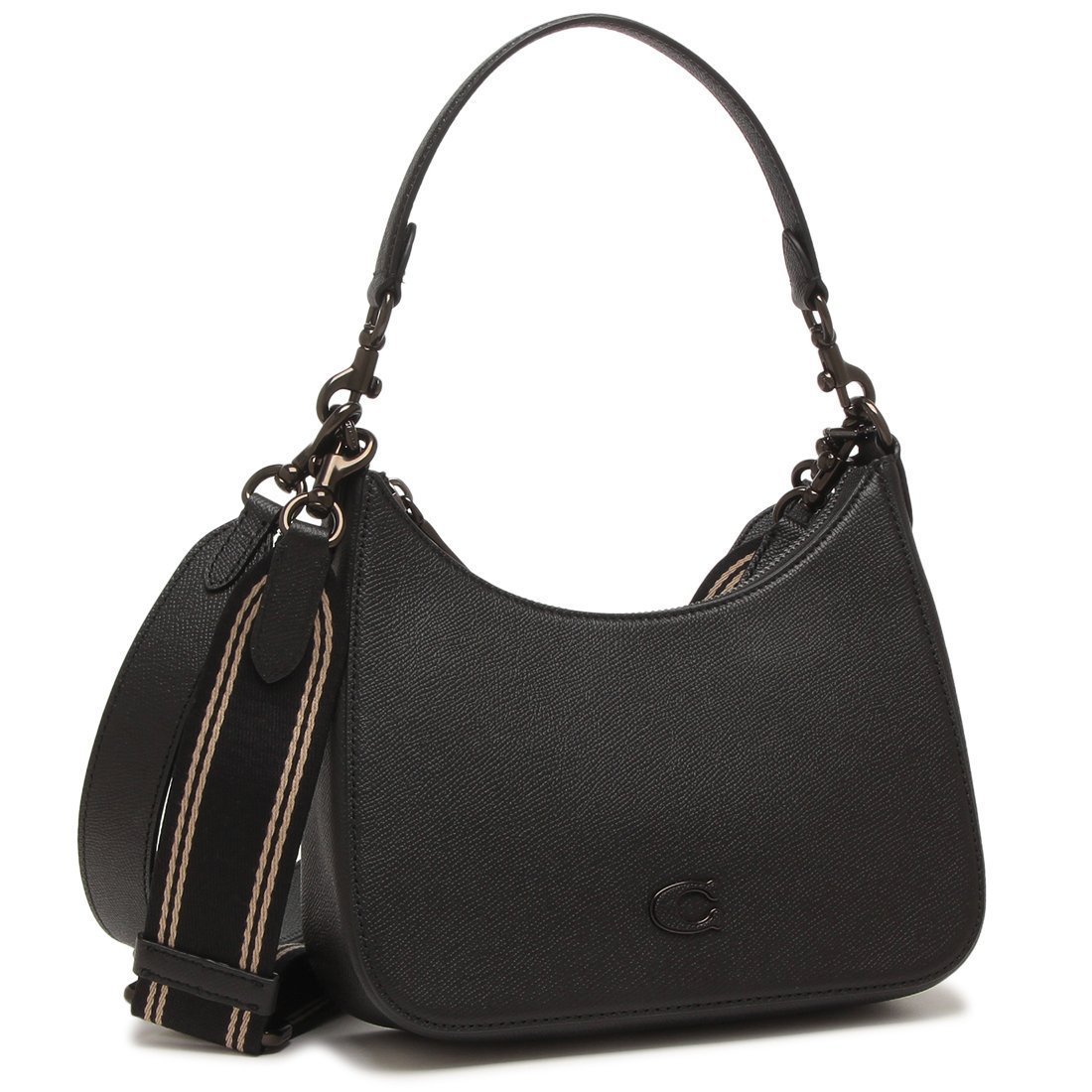COACH ショルダーバッグ ホーボー クロスボディ CJ842 BLK