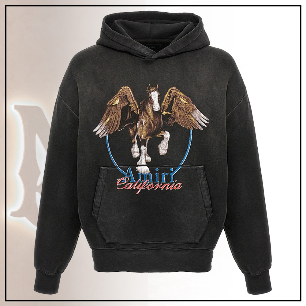AMIRI ペガサス グラフィック フーディー