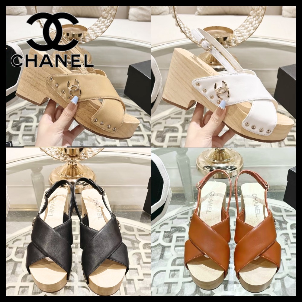 【これからの季節にピッタリ】CHANEL 厚底サンダル