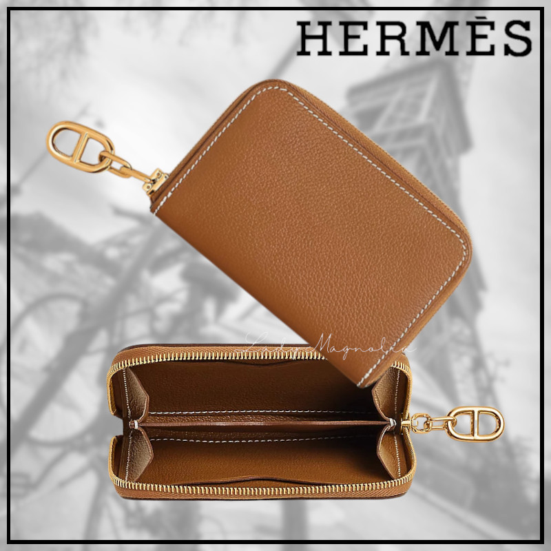 【HERMES】ジップアンゴー シェーヌダンクル カード ホルダー
