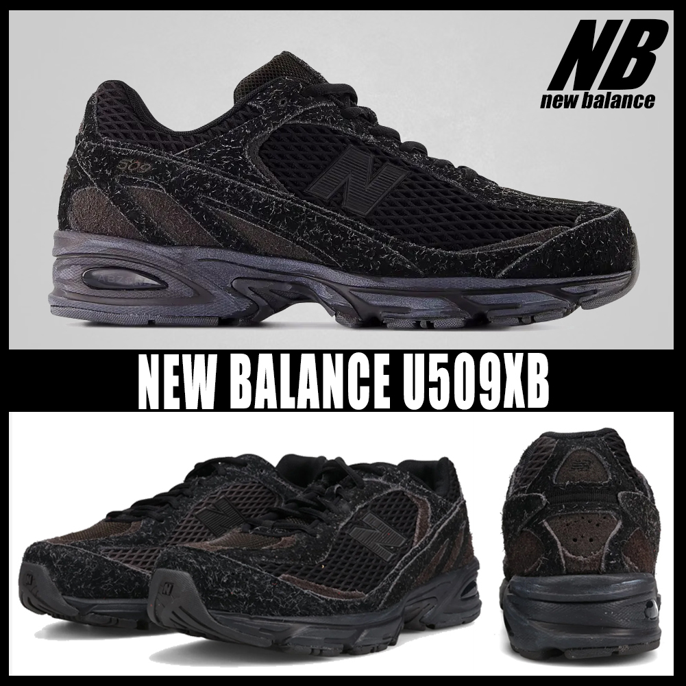 ◆正規品◆NEW BALANCE U509XB BLACK◆関税込◆男女共用◆人気◆
