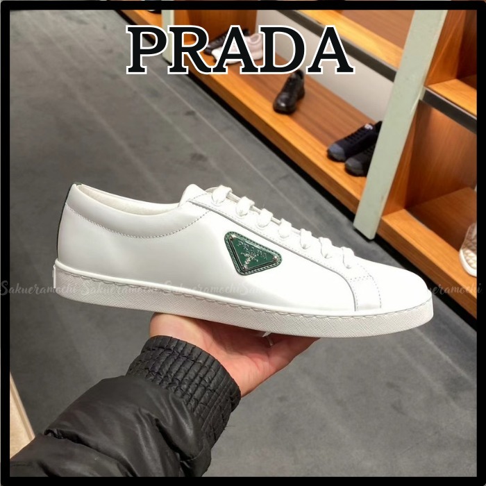 【PRADA】幻の再入荷♪men's 三角ロゴ スニーカー(42.5size)