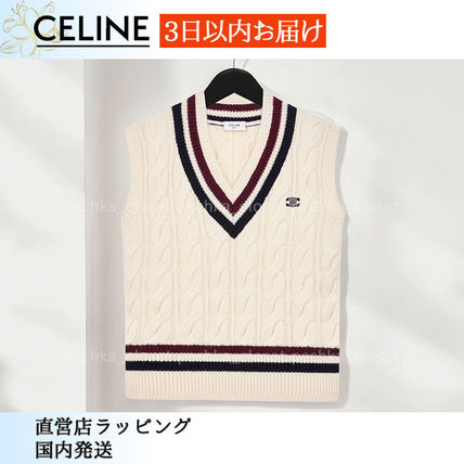 ベージュ系 CELINE(セリーヌ) ベスト・ジレ(レディース) - 海外