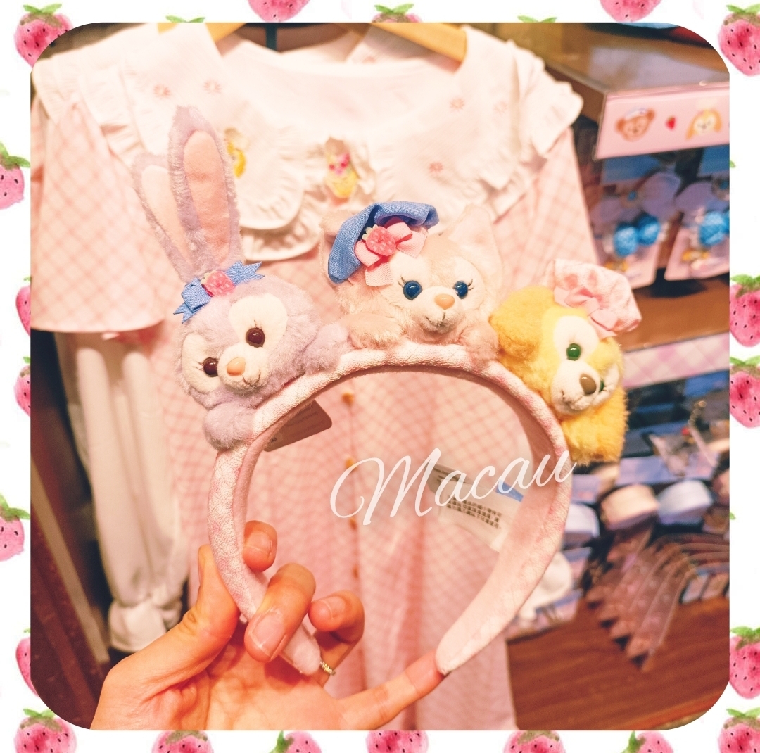 香港ディズニー★ダッフィー&フレンズ ぬいぐるみカチューシャ