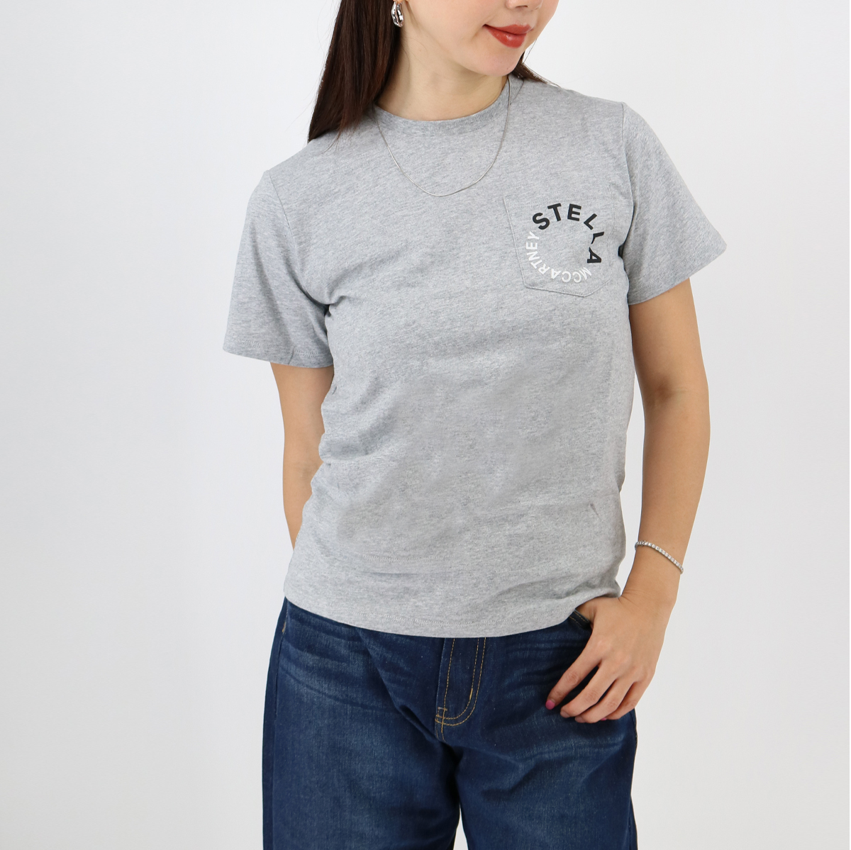 STELLA McCARTNEY キッズ 大人もOK！TV8P51 ポケットロゴTシャツ