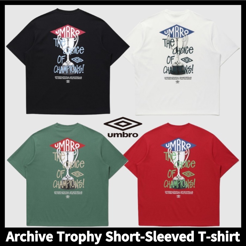 【UMBRO】Archive Trophy Short-Sleeved T-shirt 送料・関税込