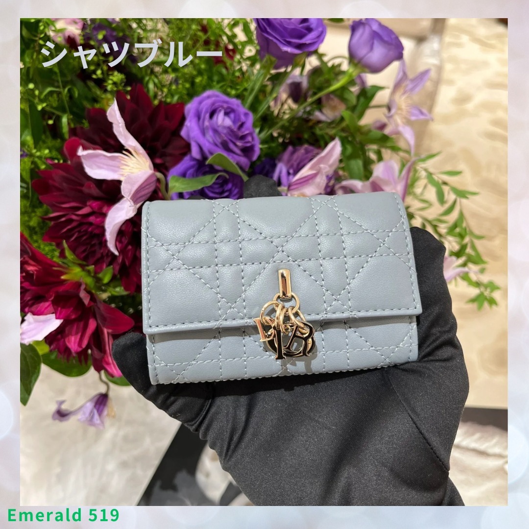 【新作☆国内発送】華やかカラー My Dior Glycine ウォレット