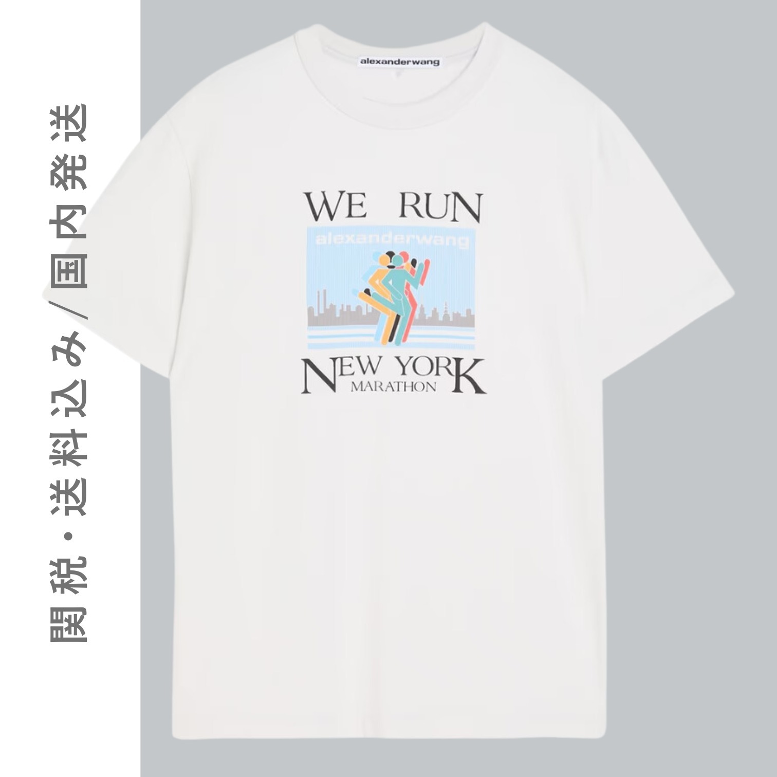 関税送料込み【Alexander Wang】 プリント Tシャツ