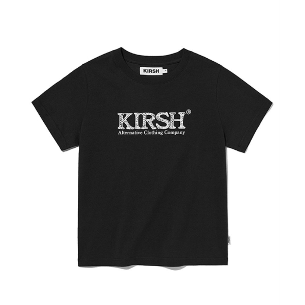 Tシャツ・カットソー KIRSH Uni hand drawing logo wording t-shirt black